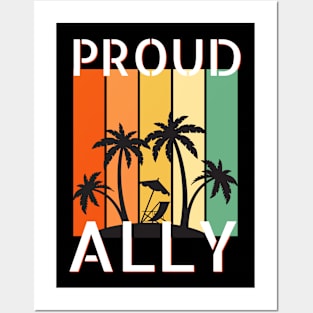 right flag homosexual proud freedom gay graphic Posters and Art